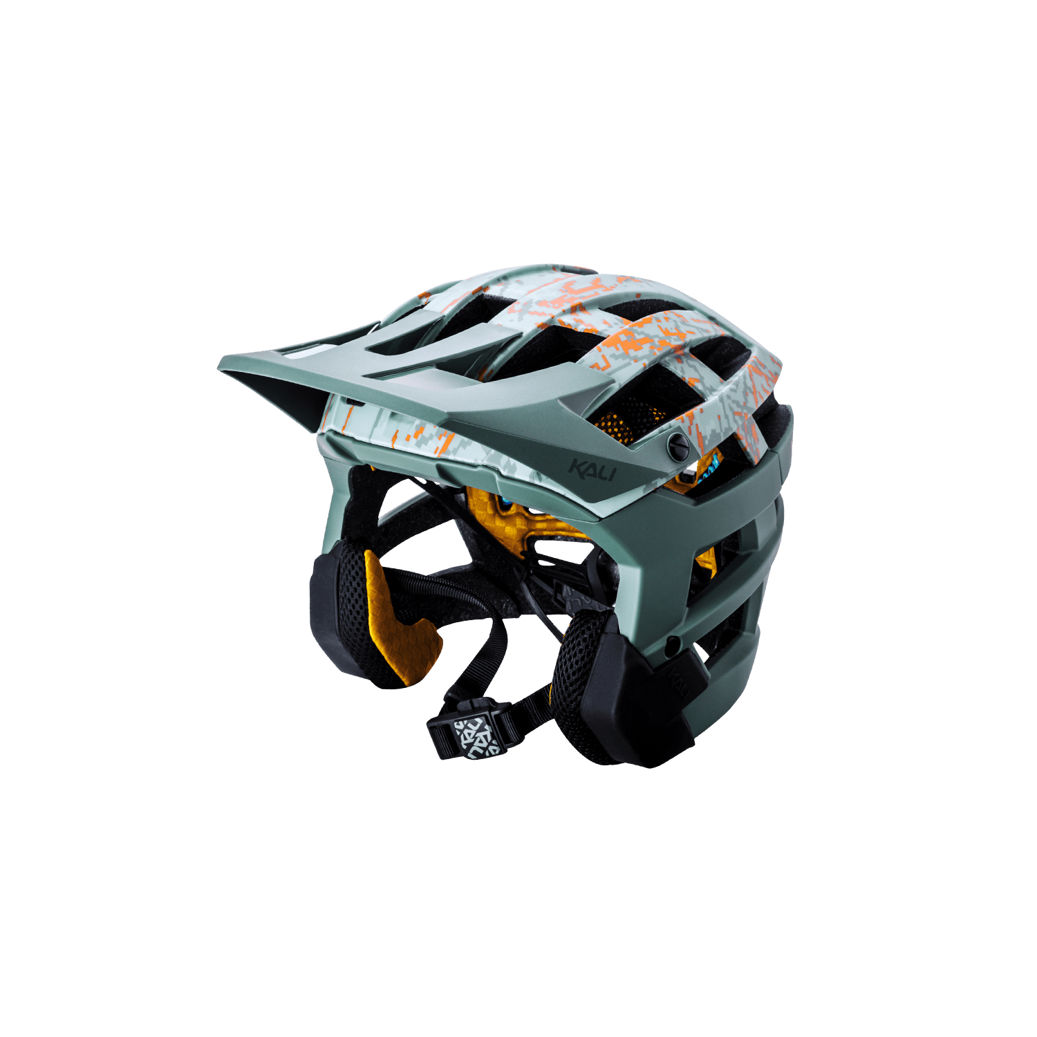 Kali Protectives Bike - Enduro - Invader 2 0 XS-M / Frag - Khaki/Orange OF Invader